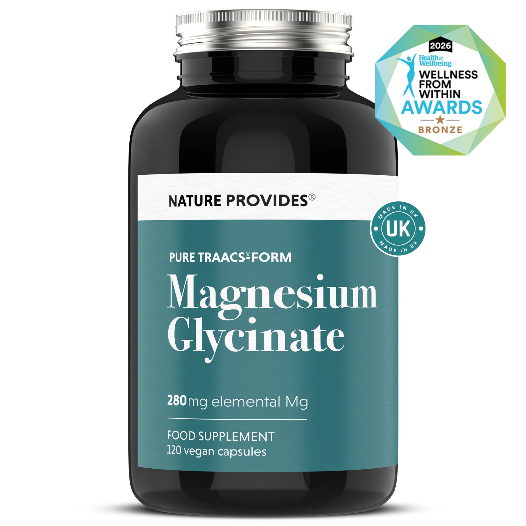 TRAACS® Magnésium Glycinate (240mg) - 120 Capsules