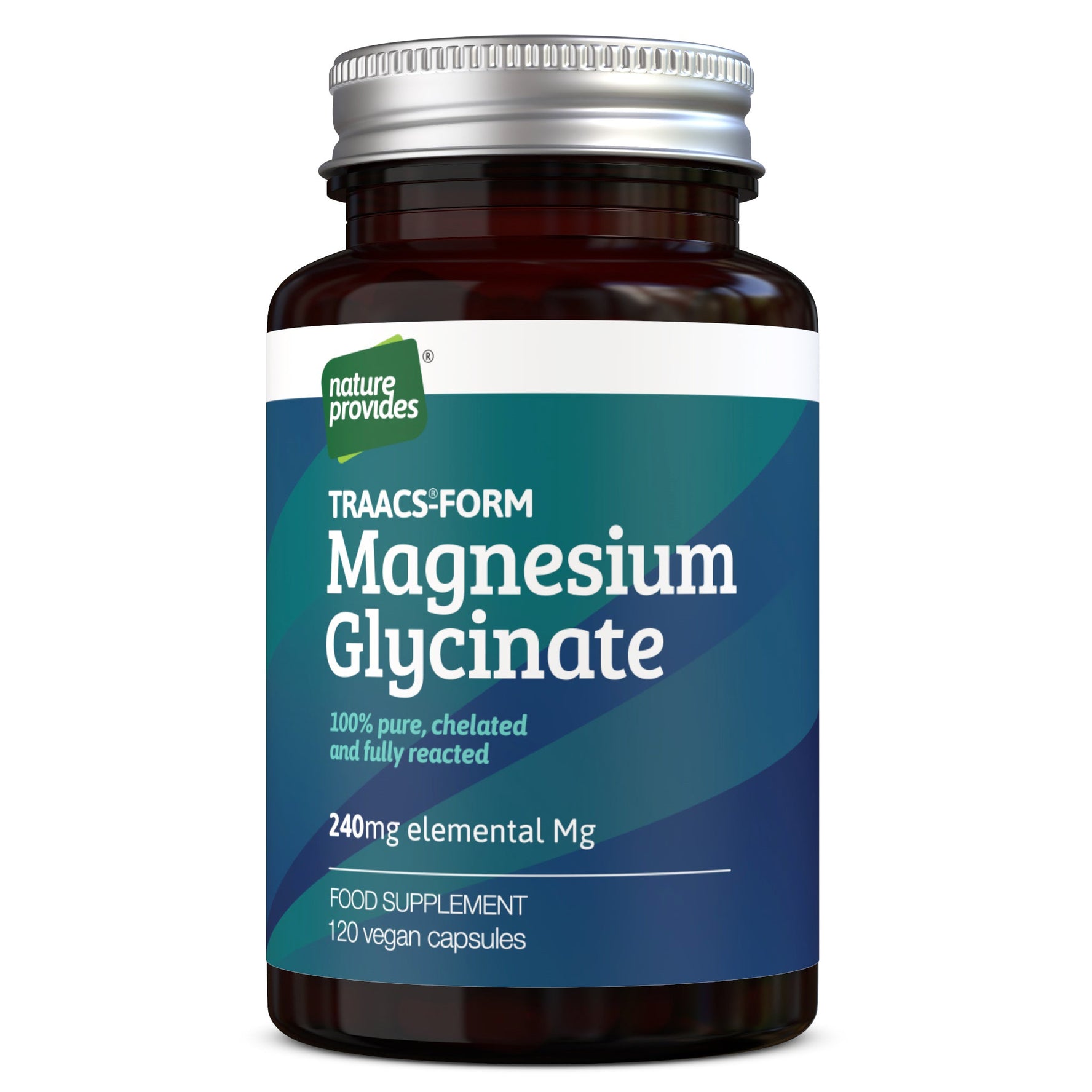 Pure Magnesium Glycinate / Bisglycinate (TRAACS® - form) Made in UK - Nature Provides